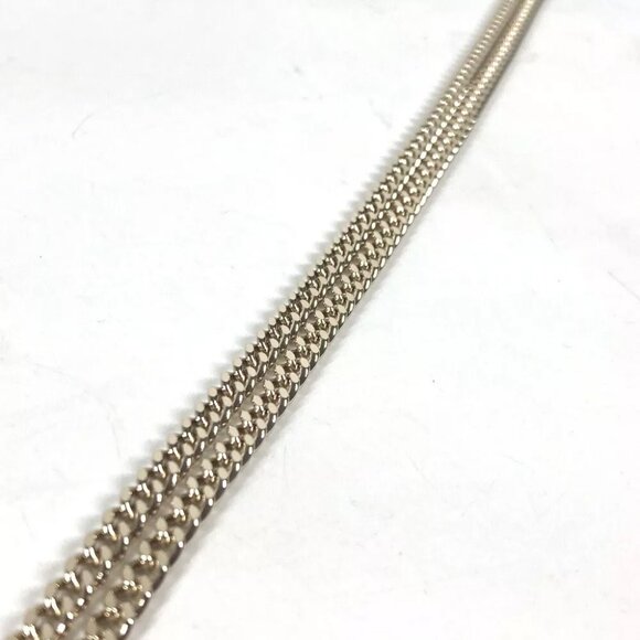 CHANEL 22C CC CC Mark Rhinestone Lipstick Long Necklace Chain Necklace Unused - Picture 7 of 12